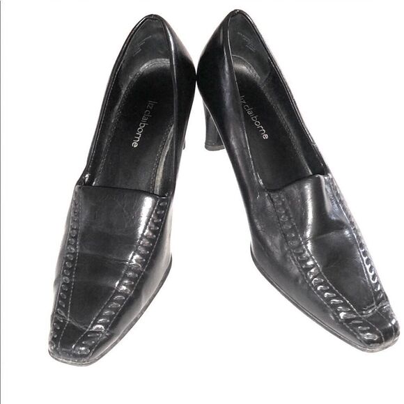 Liz Claiborne Heels Black - Picture 1 of 8